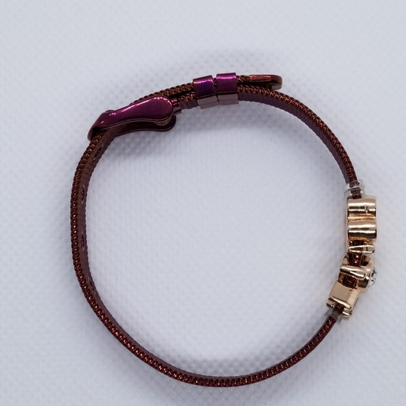 🧡5⭐ Family Charm Purple Mesh Bracelet - Picture 5 of 7